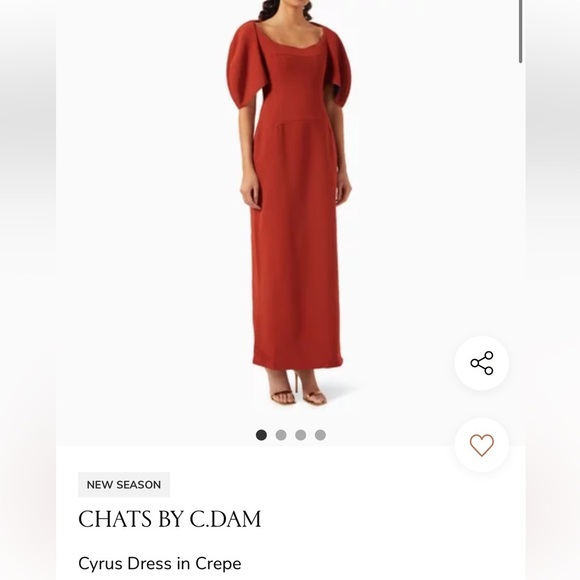 CHATS by C.DAM Cyrus dress in crepe - Picture 1 of 5